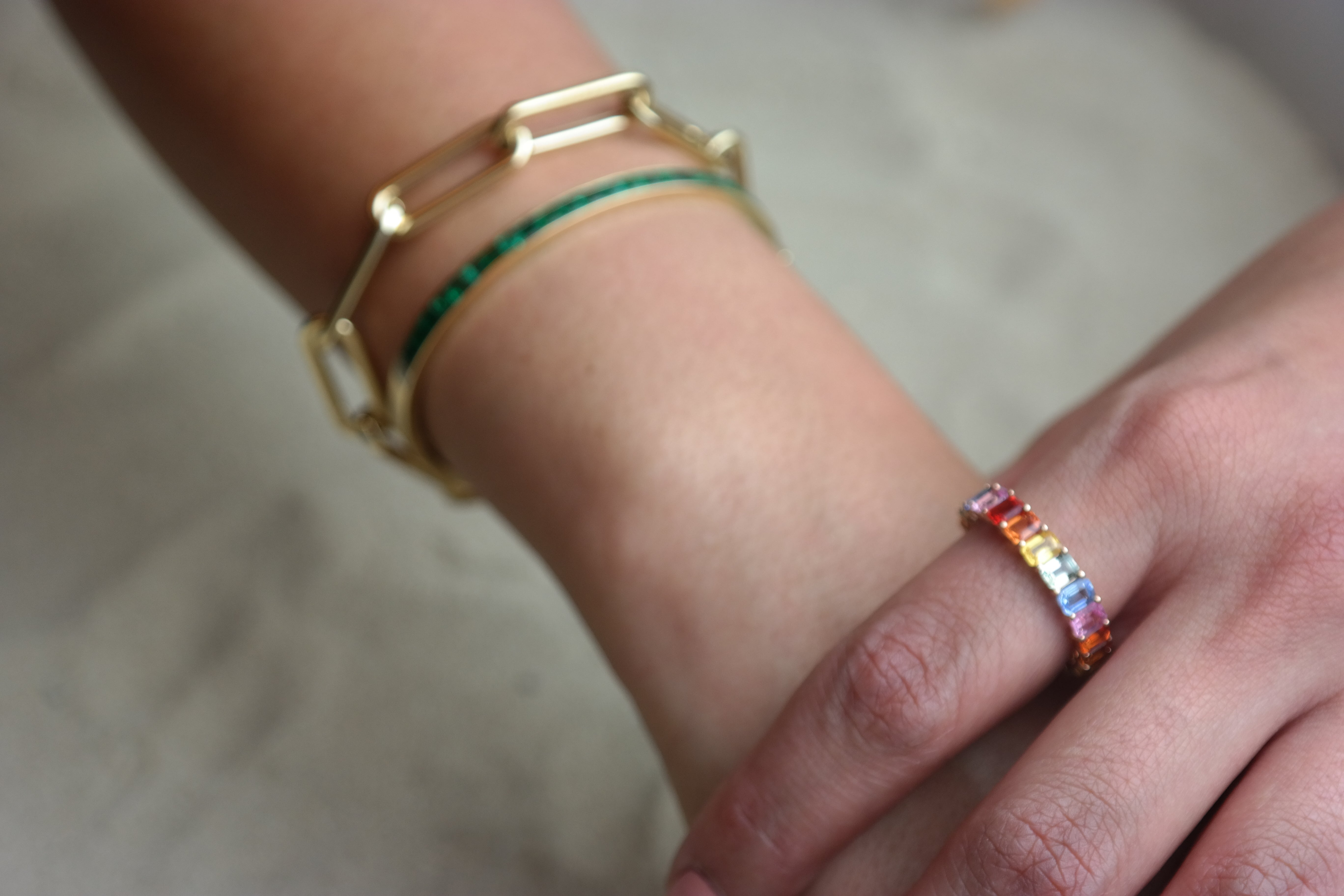 Rainbow Eternity Band